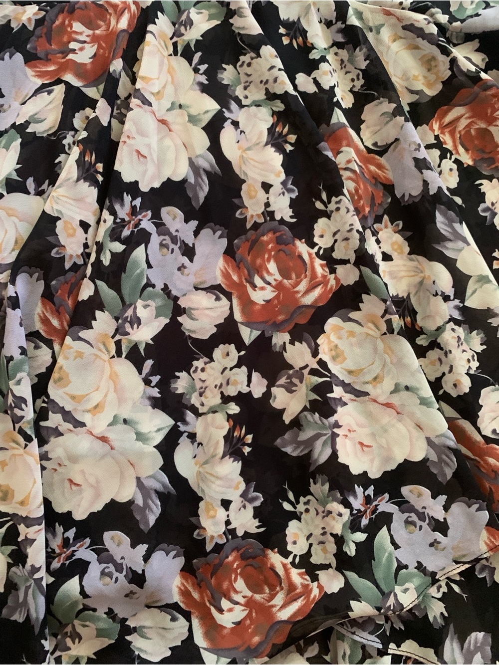 ASTR the Label Emmylou Floral One Shoulder Mid Slip Cottagecore event Dress XS - Picture 5 of 12